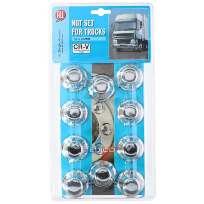 HJULMUTTERKÅPA 33MM 10-PACK
