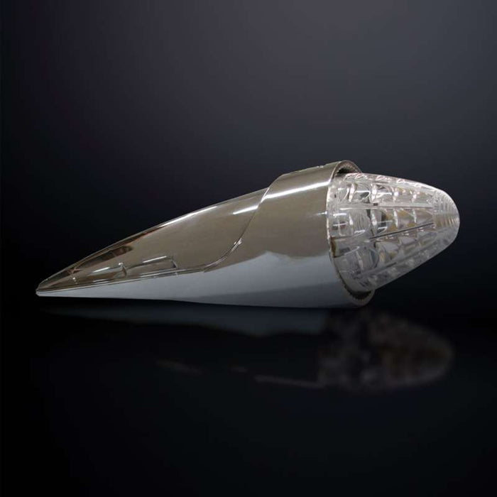 Torpedlampa 24V 19LED,Klar lins Vit LED