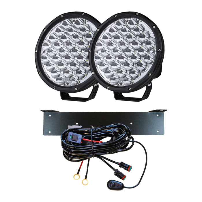 KOMPLETT KIT 2X LDL-06 EXTRALJUS 9 LED