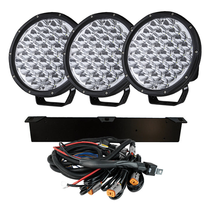 KOMPLETT KIT 3X LDL-06 EXTRALJUS 9 LED