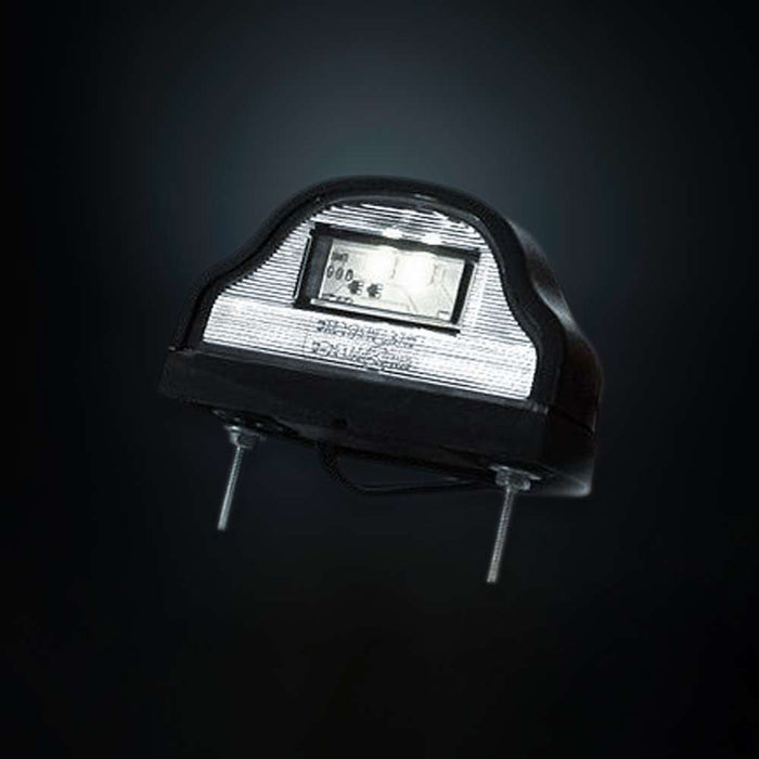 NUMMERSKYLTSBELYSNING 2 LED, SVART