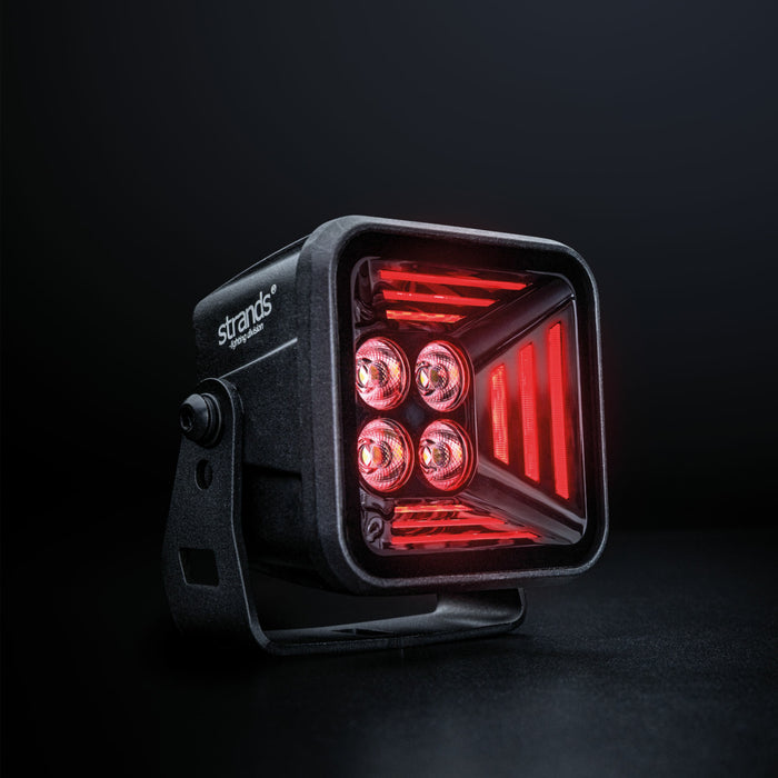 DARK KNIGHT FORTEX WORKLIGHT 39W  RED POSITIONLJUS WITH DARK COVER