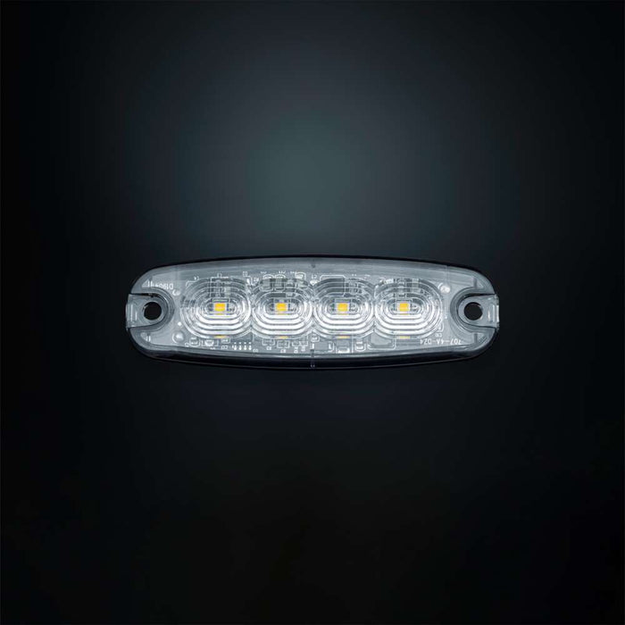 CRUISE riktat varningsljus Orange 4 LED