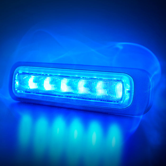 DARK KNIGHT STROBE LIGHT BLUE 6 LED