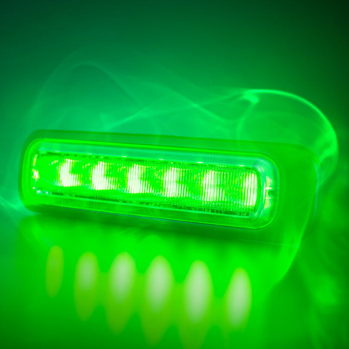 DARK KNIGHT STROBE LIGHT GREEN 6 LED