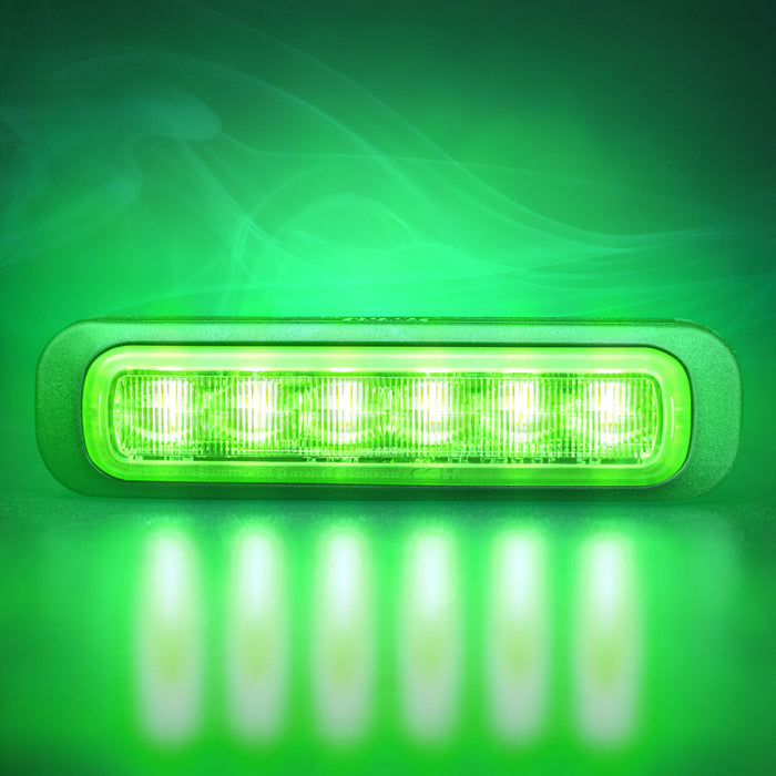 DARK KNIGHT STROBE LIGHT GREEN 6 LED