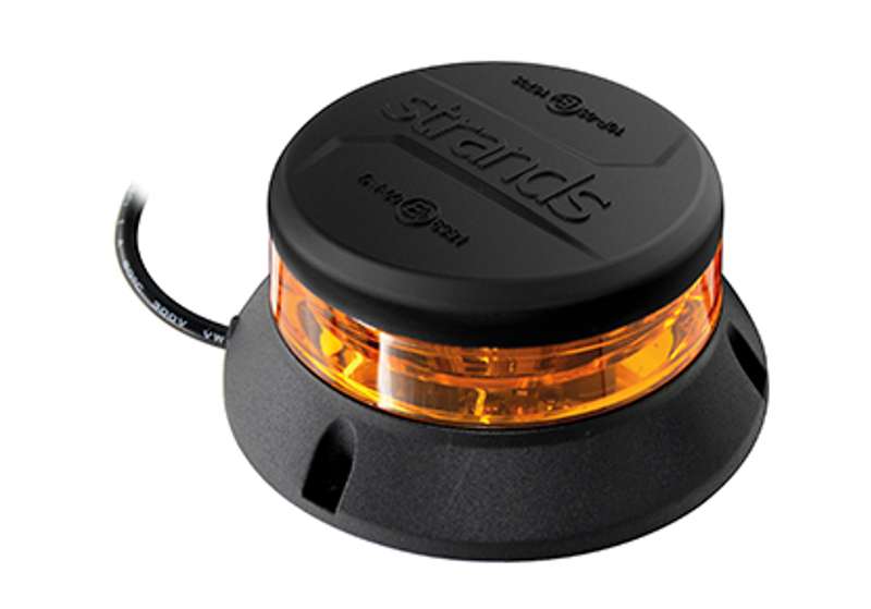 ROTERANDE VARNINGSLJUS LED PLANMONTAGE