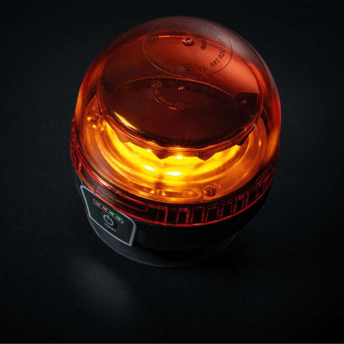 BIG ENERGY PORTABEL ROTERANDE VARNINGSLJUS ORANGE LINS