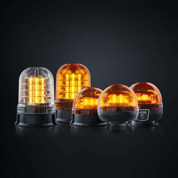 BIG ENERGY PORTABEL ROTERANDE VARNINGSLJUS ORANGE LINS